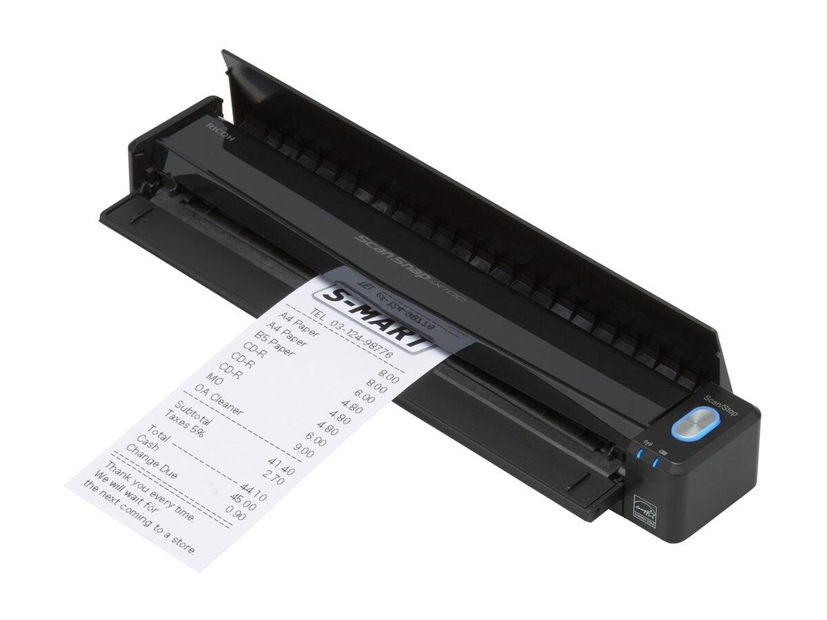 Ricoh ScanSnap iX100 mobiler Dokumenten-Scanner Ricoh ScanSnap iX100 mobiler Dokumenten-Scanner